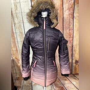 RM by Mrosemont ombré puffer girls 10/12